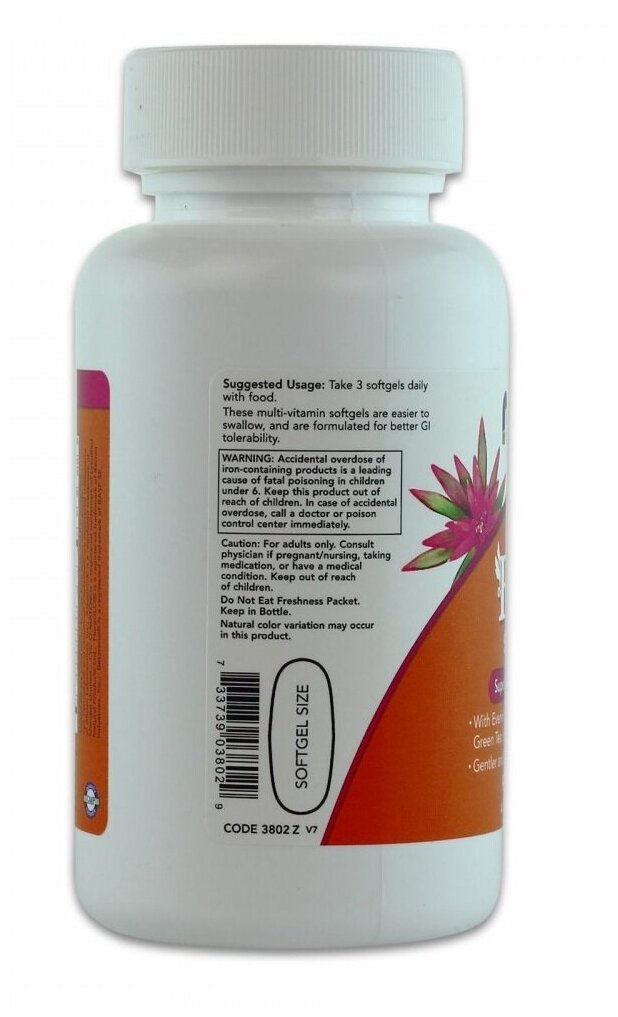 NOW Eve Superior Women's Multi Vitamin, 90 гел. капсул