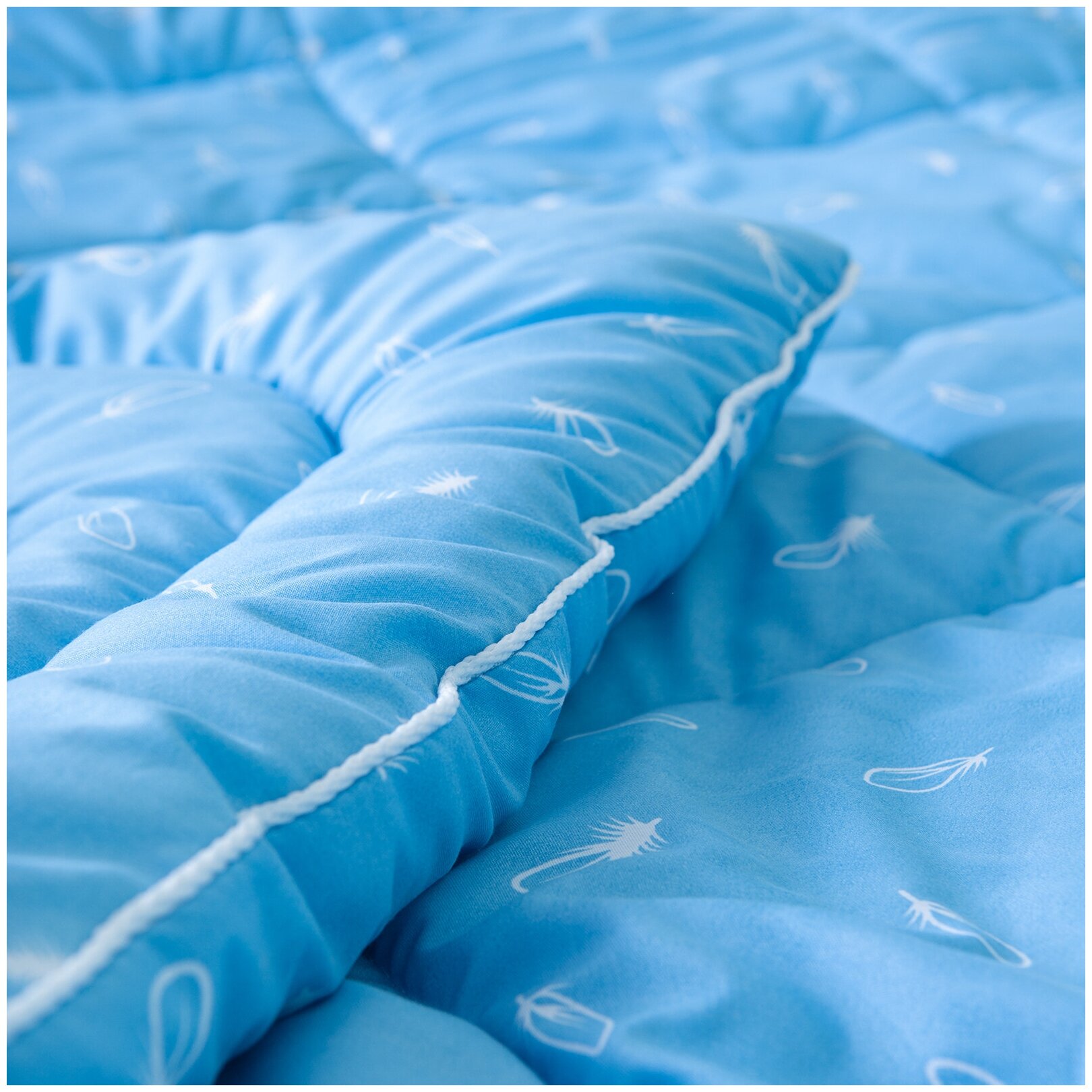 Одеяло VERAMENTE 2-спальный 175x205 см, Всесезонное, Зимнее, с наполнителем Полиэфирное волокно - фотография № 3