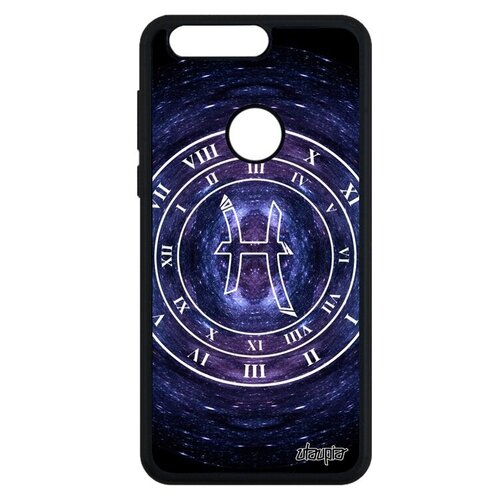 фото Красивый чехол на смартфон // honor 8 // "зодиак рыбы" horoscope календарь, utaupia, синий