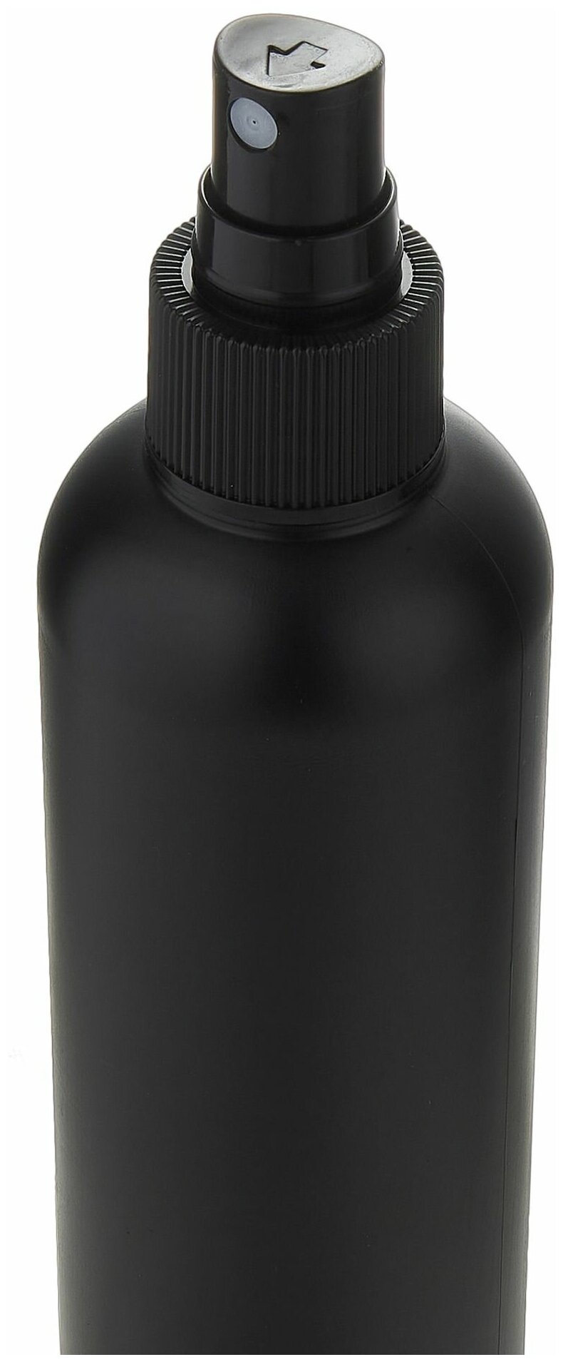 Флакон черный с черным кнопочным распылителем для духов, лосьона, антисептика - 200мл. (4 штуки)