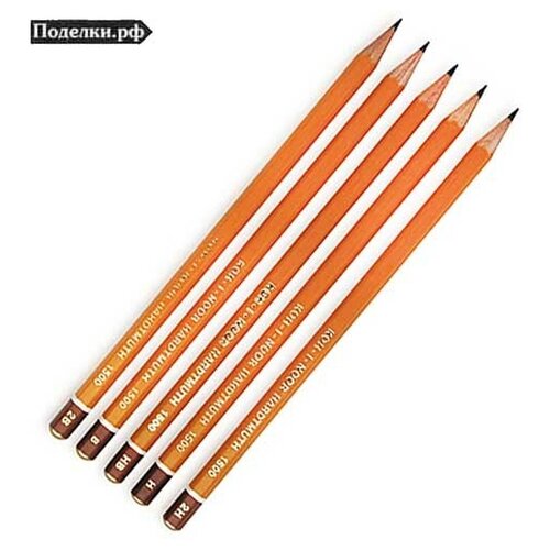 Карандаш чернографитный KOH-I-NOOR 1500/9H, цена за 1 шт.