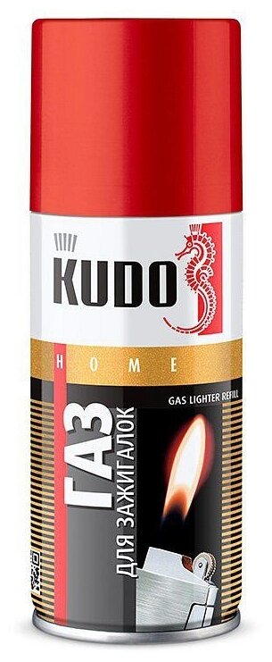 KUDO баллон для заправки зажигалок 140 мл