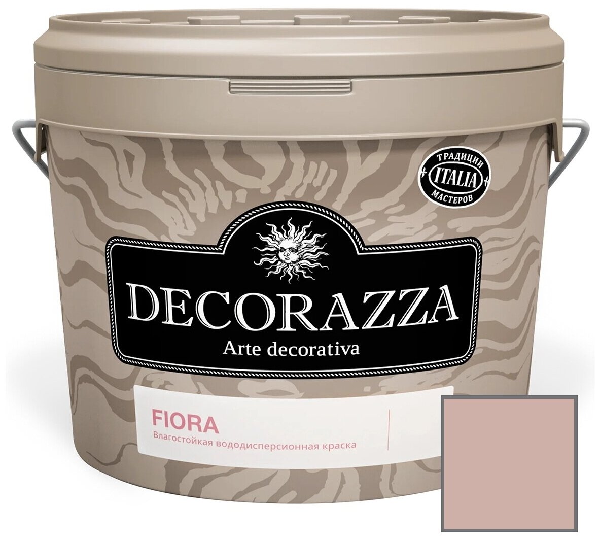 Краска влагостойкая водно-дисперсионная для внутренних работ Decorazza Fiora (2,7л) FR 10-16