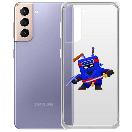 фото Чехол-накладка clear case brawl stars-ниндзя эш для samsung galaxy s21 (g991) krutoff group