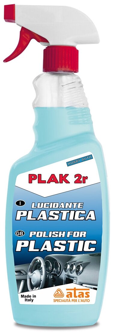 Полирующее молочко Atas "Plak 2R" для пластика дерева резины и мрамора 750 мл