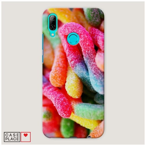 фото Чехол пластиковый huawei p smart 2019 мармеладки-червячки case place