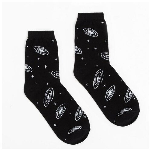 Носки Minaku, размер 25, черный носки minaku котики цвет чёрный размер 38 39 25 см