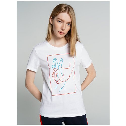 фото Футболка с кор.рукавом твое 76355 размер xl, белый, women