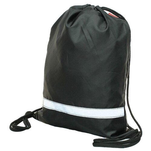 Мешок для обуви / Рюкзак для спорта с двумя отделениями 470x330 мм (оксфорд 600, чёрный), Tplus