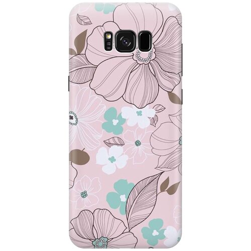 RE: PA Накладка Transparent для Samsung Galaxy S8+ с принтом Розовые цветы дизайнерский силиконовый чехол для самсунг с8 плюс samsung galaxy s8 plus цветы