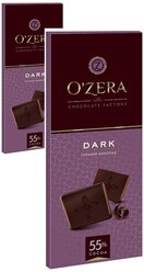 OZera», шоколад горький Dark, 2 упаковки по 90 г.