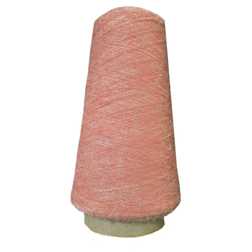 Пряжа на бобине 100% овечья шерсть цвет: розовый Оренбургские Пуховницы 150гр 1650 м, 1 бобина
