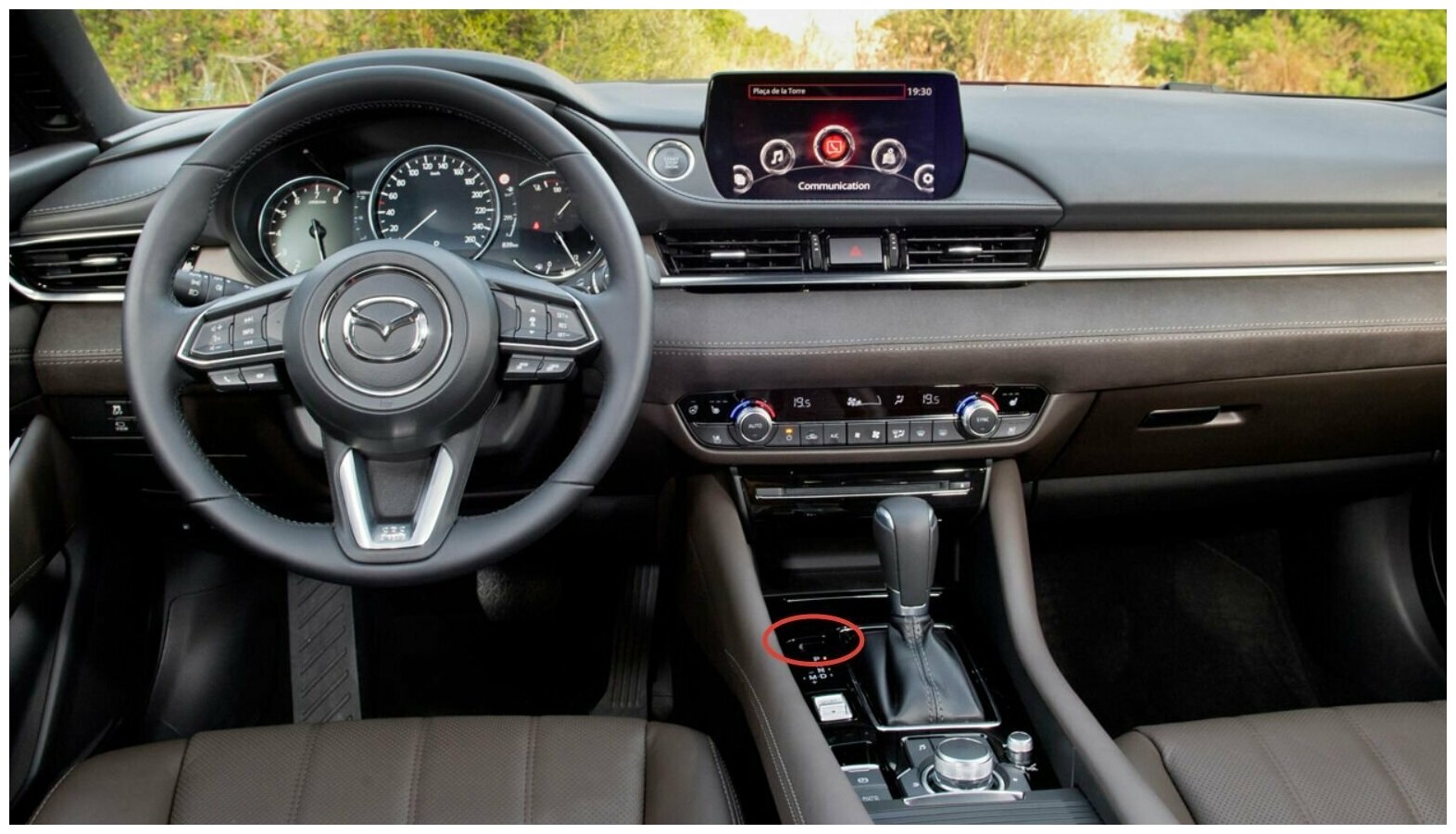 Заглушка блокиратора АКПП Mazda 6 (2015-2021)