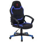 Кресло для геймеров Zombie Zombie 10 чёрный синий - изображение