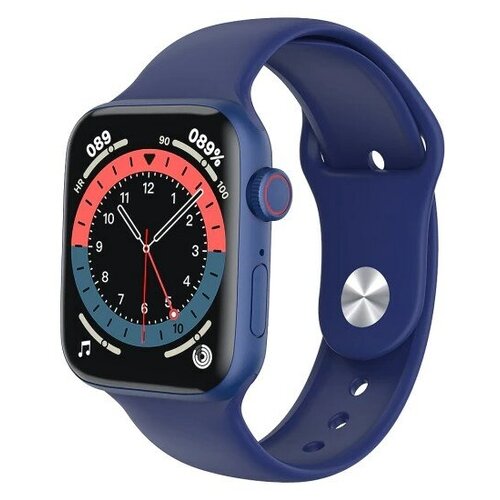 Смарт часы Smart Watch HW22 Pro синие cobrafly hw22 plus smart watch 128m large memory support bluetooth call wireless charging smart watch fitness clock pk hw22 w26