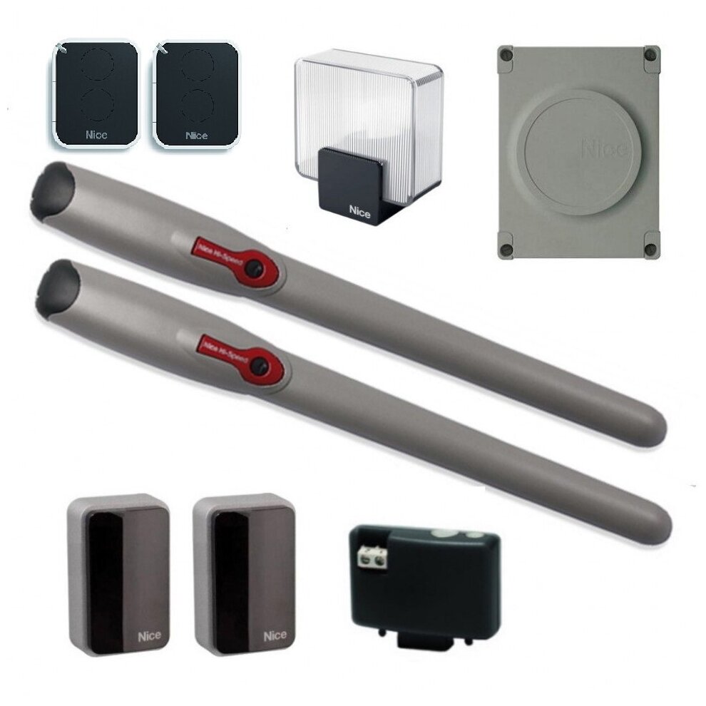 фото NICE WG3524HSBDKIT2 высокоскоростной комплект для распашных ворот