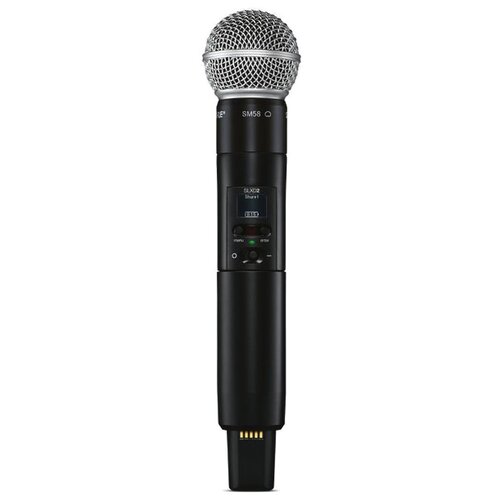 Радиосистема Shure SLXD2SM58 H56 комплектация ручной передатчик микрофонный капсюль черный 4057000₽