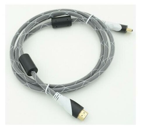 Кабель HDMI (m)/HDMI (m), ver 1.4, 1.8м. Noname - фото №1