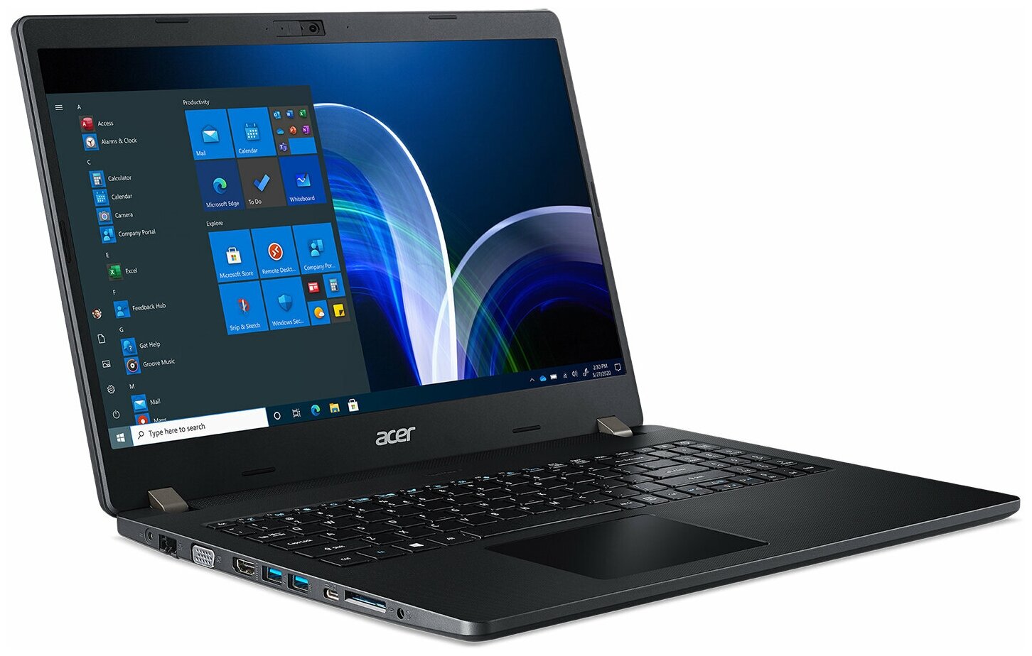 Ноутбук Acer TravelMate P2 TMP215-41-G2-R63W NX.VRYER.006 (AMD Ryzen 5 Pro 5650U 2.3GHz/8192Mb/256Gb SSD/AMD Radeon Graphics/Wi-Fi/Bluetooth/Cam/15.6/1920x1080/Windows 10 Pro)