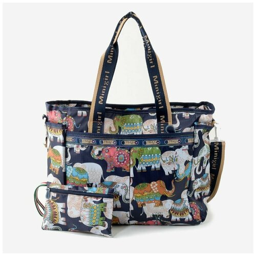 фото Сумка minigirl 3089 слон тёмно- синяя