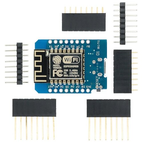 Модуль WiFi Wemos D1 mini NodeMcu ESP-12F ESP8266 CH340G 5V / Ардуино среда Arduino IDE / IoT