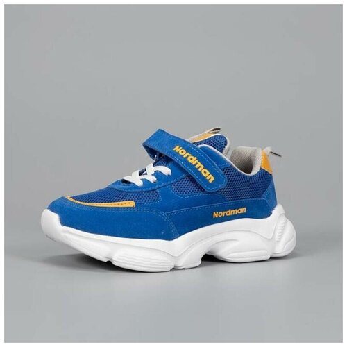 фото Кроссовки летние nordman jump, синие размер 35
