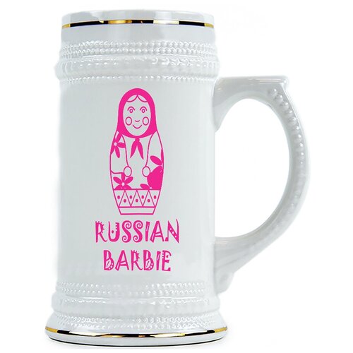 фото Пивная кружка russian barbie drabs