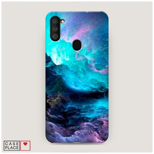 фото Чехол пластиковый samsung galaxy a11 бирюзовое небо case place