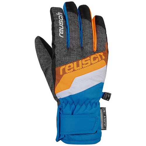 фото Перчатки reusch dario r- tex xt junior (black/blue/orange 5.0)