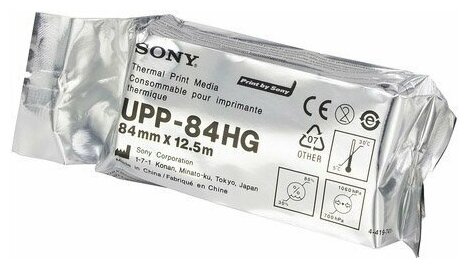 Бумага для медицинских регистрирующих приборов Sony UPP-84HG 12,5 м х 84 мм (для принтера UP-D711MD)