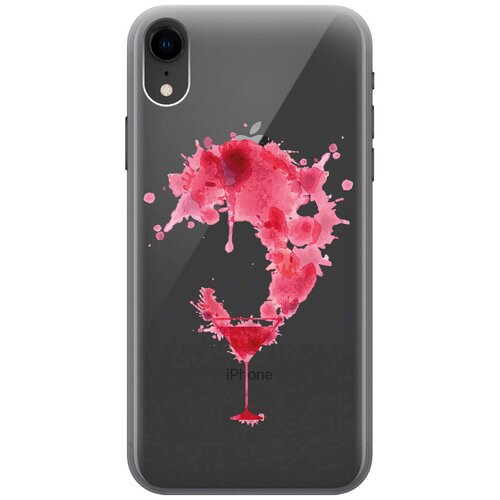 Силиконовый чехол на Apple iPhone XR / Эпл Айфон Икс Эр с рисунком Cocktail Splash силиконовый чехол на apple iphone xr эпл айфон икс эр с рисунком cocktail splash