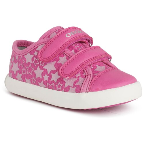 фото Полуботинки geox для девочек b gisli girl цвет фуксия, размер 26
