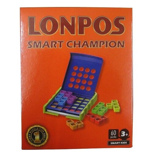 Логическая настольная игра, головоломка лонпос Lonpos Smart Champion 060 задач для малышей