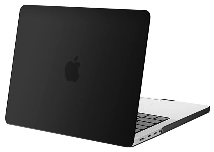 Чехол для MacBook Pro 14 2021 A2442, Nova Store, пластик, Черный Матовый