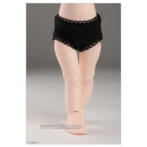 фото Dollmore basic type panty white (трусики с кружевной отделкой белые для кукол доллмор 26 см)