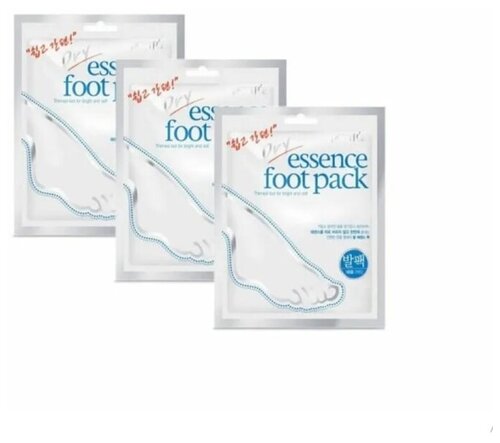 Маска для ног Petitfee Dry Essence Foot Pack, 3 шт