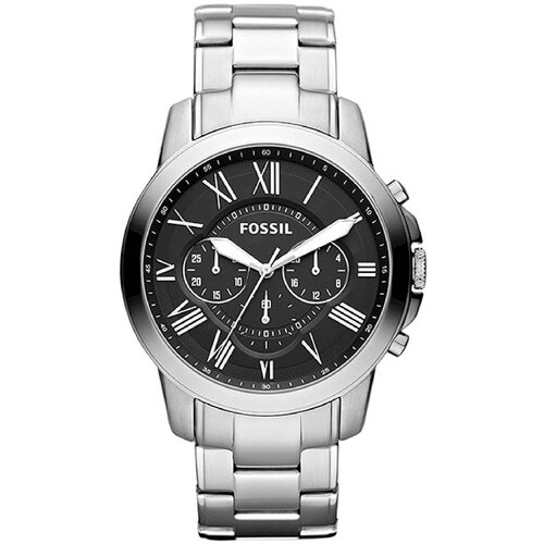 Наручные часы FOSSIL Grant FS4736IE, черный, серебряный fossil grant fs4736ie