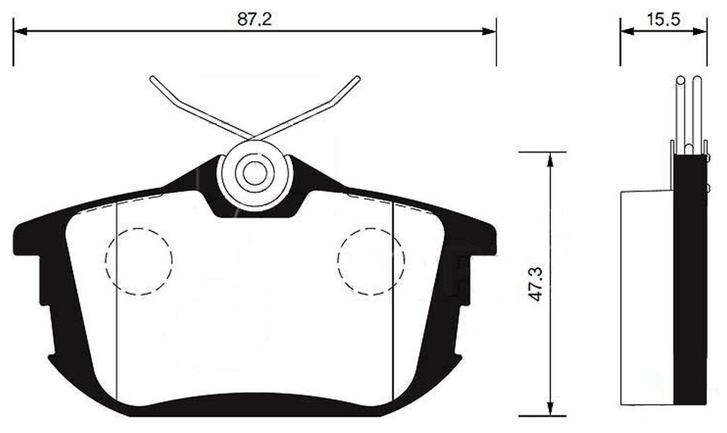 Sp1531_колодки Дисковые Задние! Volvo S40 All 95-04 Sangsin brake арт. SP1531