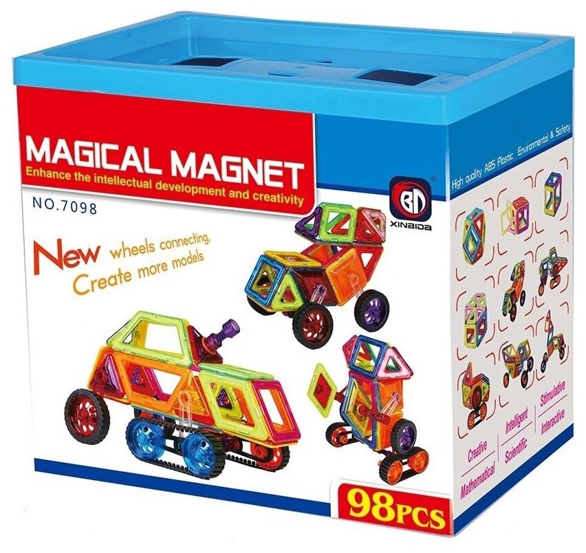 Конструктор Xinbida 7098 Magical Magnet