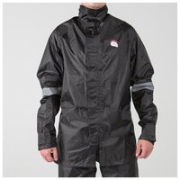 Куртка дождевик HYPERLOOK ADVENTURE, черная (XS)