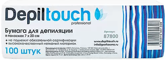 Depiltouch - Бумага для депиляции 7х20 см, 100 шт