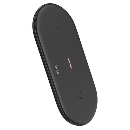 фото Беспроводное зарядное устройство hoco cw23 dual power черное