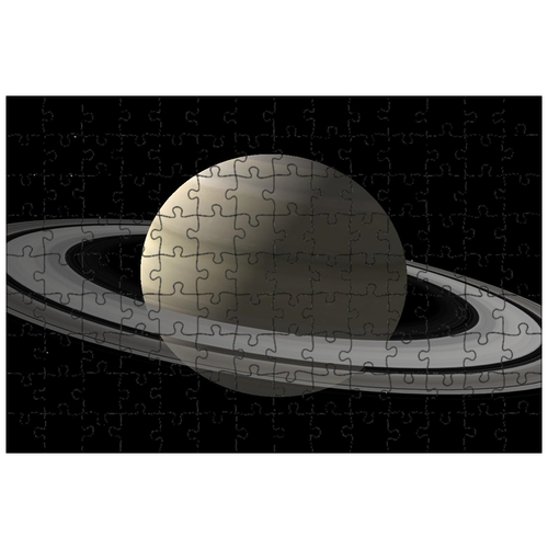 фото Магнитный пазл 27x18см."сатурн, планета, кольца сатурна" на холодильник lotsprints