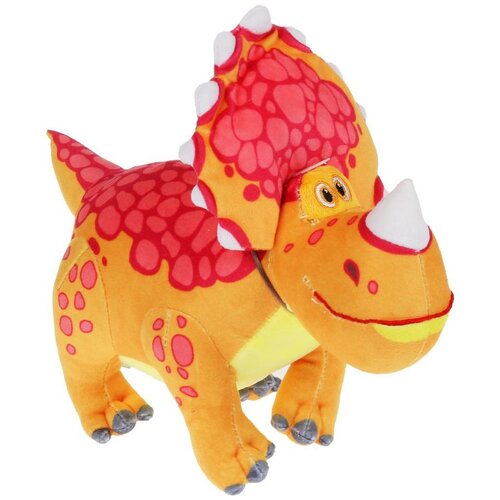 Мягкая игрушка Мульти-Пульти Буль Турбозавры, 27 см, оранжевый мульти пульти мягкая музыкальная игрушка буль турбозавры 25 см