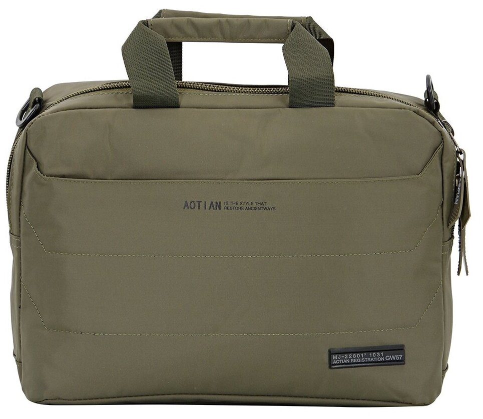 Сумка-портфель Aotian мужская сумка с ручками под формат А4 на учебу на работу
