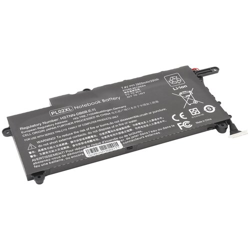 Аккумулятор PL02XL для HP Pavilion 11 X360 (751681-421, PTN-C115)