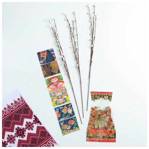 фото Пасхальный набор "вербное воскресенье" термоэтикетки mikimarket