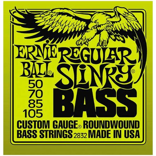 ernie ball 2821 серия slinky round wound bass струны для 5 ти струнной бас гитары ERNIE BALL 2832 - струны для бас-гитары