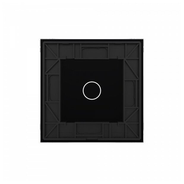 BB-C7-C1-12 Панель для сенсорного выключателя Livolo, 1 клавиша, цвет черный, стекло - фотография № 5