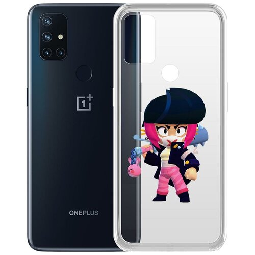 фото Чехол-накладка clear case brawl stars-ужасная биби для oneplus nord n10 5g krutoff group